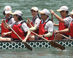 新北龍舟賽　拱馬明年組總統隊