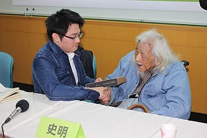 史明、文史界力挺 青年藍士博選桃園立委