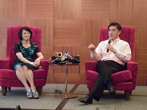 郝龍斌訪星  與李光耀吳作棟會晤