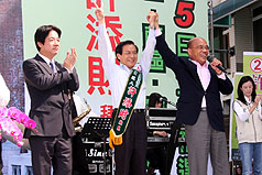 呂要選總統  蘇貞昌給予祝福