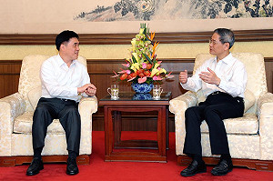 郝龍斌北京最後一個行程  見了張志軍