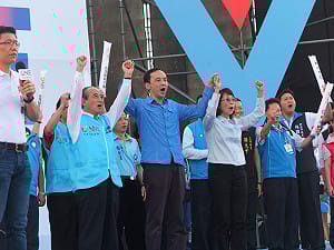 朱立倫造勢喊：國民黨過半 台灣才不會亂