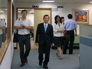 兩岸共源同文  謝長廷：出自前途決議文