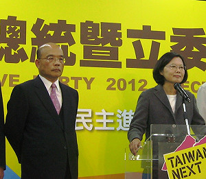 扁：蘇貞昌多次要求換掉副閣揆蔡英文