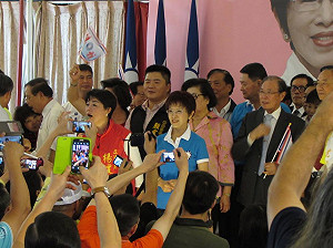 提名後首站選故鄉 洪秀柱：未來像走天堂路