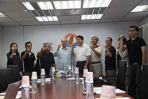 阻自經區闖關  反服貿團體拜會台聯