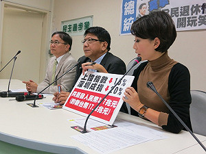 民進黨團：反對4大基金錢進中國