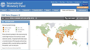 IMF調升歐日成長預估 中國首次降破7％