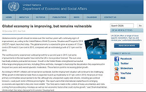 UN報告：全球經濟2014年將成長3%