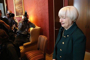 葉倫稱期待10年來首次升息  美股臉黑了