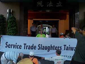 公投護台灣反服貿協議 占領立法院