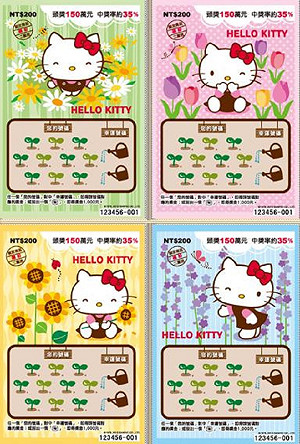 卡哇吚「Hello Kitty」刮刮樂又來嘍 頭獎獎金150萬元
