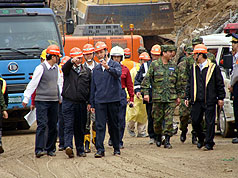 朱立倫 : 全面清查順向坡路段   不容悲劇再發生