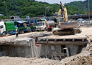 北二高走山清出35萬噸土石  20天內局部通車