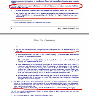 高病原判定 20年前OIE即認臨床不可靠