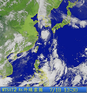 午後對流旺盛  氣象局發布大雨特報