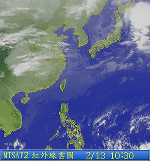 冷氣團減弱降雨緩 情人節好天氣