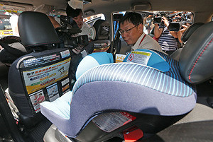 北市府推廣  120輛小黃提供兒童安全座椅