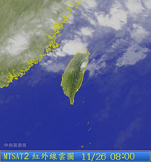 一週天氣預報：11/26~12/2