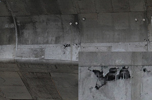 五楊高架鋼筋裸露  國工局：改善後才通車