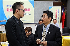 馬晤大學校長  蔣偉寧盼學運和平落幕