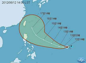 谷超輕颱是否襲台？  16日是關鍵