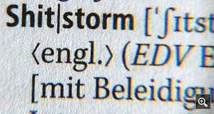 英語粗話shitstorm  被德語大字典收錄