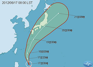 谷超遠離 中南部19日嚴防大雨