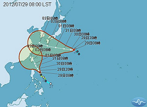雙颱形成 輕颱蘇拉恐襲台