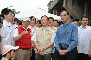 江揆：塔寮坑溪整治 淹水影響人口下降