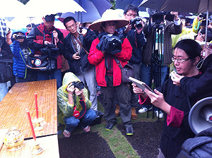 聲援陳為廷  3百學生悼清大精神已死