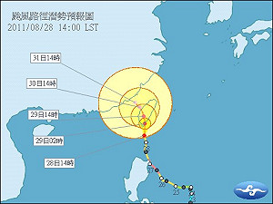 南瑪都偏西前進 氣象局：明晨登陸