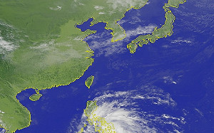 輕颱「山廷」形成  對台無影響