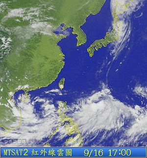 熱低壓恐成颱  中秋連假天氣不穩定
