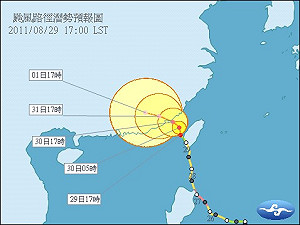 南瑪都明解除陸警  高屏部分地區和金門明停班停課