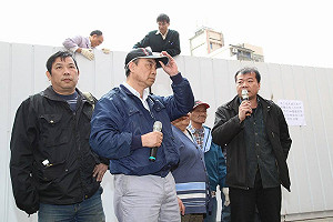 王耀德遭威脅  都更聯盟斥建商惡劣