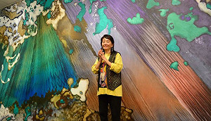 旅美藝術家虞曾富美 高雄美術館辦畫展