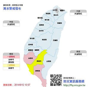 大雨下不停  台南屏東1級淹水警戒