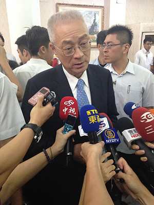 公文傳頂新  吳敦義：難道不必負責嗎？