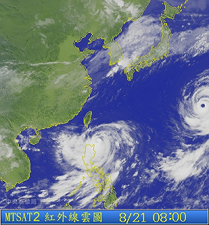 天鵝颱風慢飛暴風圈籠罩  東南部防豪大雨