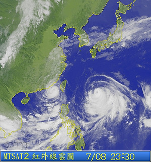 中颱昌鴻進逼 10日離台灣最近威脅最大