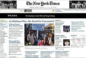 《紐約時報》擬向網友收費 月底拍板