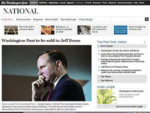 華盛頓郵報易主！新老闆是亞馬遜貝佐斯