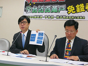 央視落地免費裝  綠委：門戶洞開沒人管