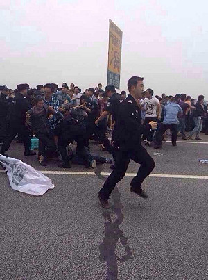 杭州反焚化爐爆衝突  官方令「暴民」投案