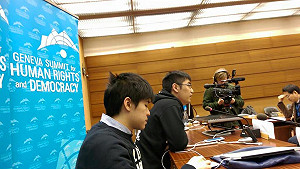 出席人權與民主高峰會 學聯籲「命運自主」