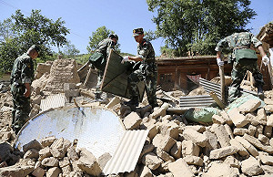 甘肅強震死傷人數增  56死392人傷