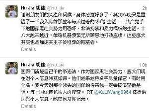 艾未未開庭日  胡佳遭國保毆傷