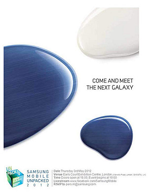三星Galaxy新機  5/3倫敦發表