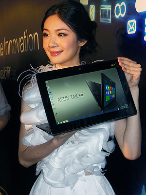 華碩「太極」亮相  是平板也是筆電